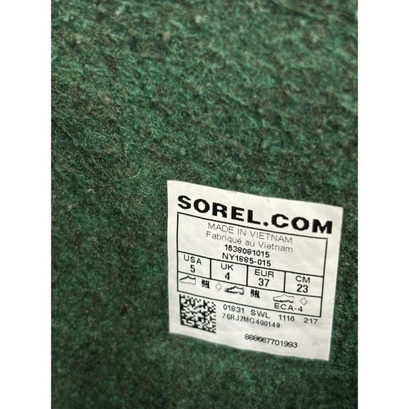 Sorel Women's Black Winter Snow Boots Size 5 #35390 - Picture 6 of 7